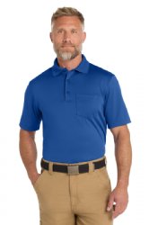 CornerStone Select Snag-Proof Pocket Polo.  CORNER  CS412P