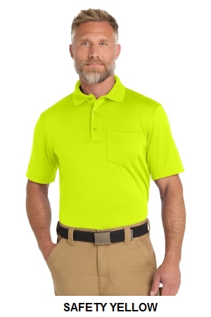 CornerStone Select Snag-Proof Pocket Polo.  CORNER  CS412P