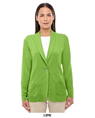 Devon & Jones Ladies' Perfect Fit? Shawl Collar Cardigan", (DP462W)