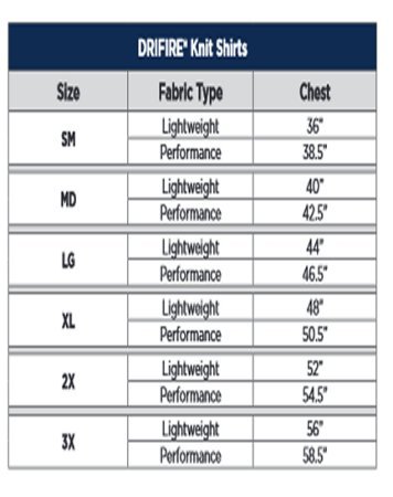 DRIFIRE Lightweight Long Sleeve Tee. FR152