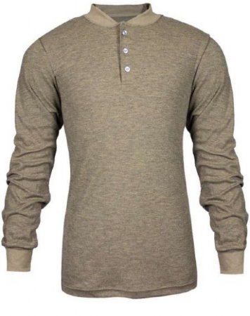 Tecgen SelectTM Long Sleeve FR Henley.  FR169