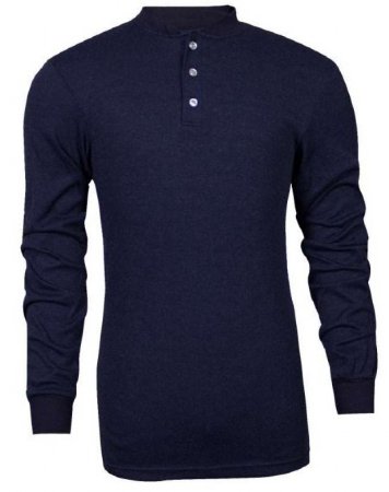 Tecgen SelectTM Long Sleeve FR Henley.  FR169