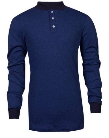 Tecgen SelectTM Long Sleeve FR Henley.  FR169