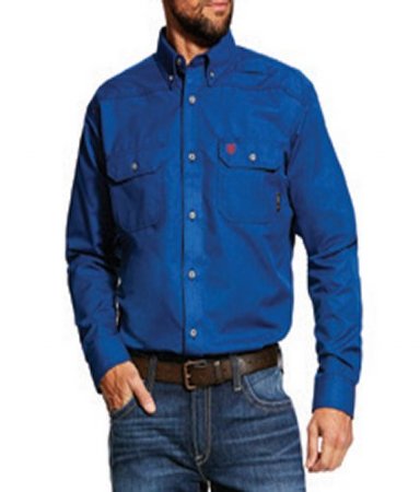 ARIAT 5.3OZ FR DRESS SHIRT 10022899.  FR243