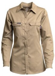 LAPCO 7oz. Ladies FR Uniform Shirts | Advanced Comfort 88/12. FR276