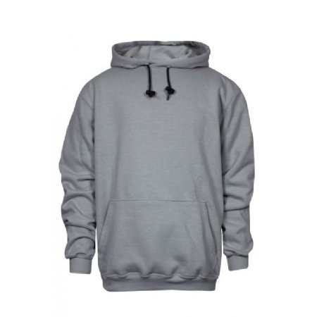 National Safety Apparel: 14 oz. Navy Reliant Hooded FR Pullover Sweatshirt. FR321