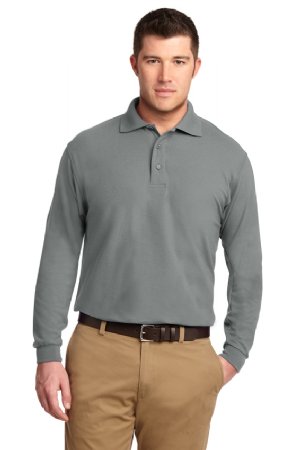 Port Authority - Long Sleeve Silk Touch Polo. (K500LS)