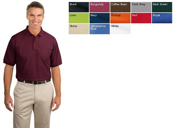 Port Authority® - Silk Touch™ Pocketed Polo. (K500P)