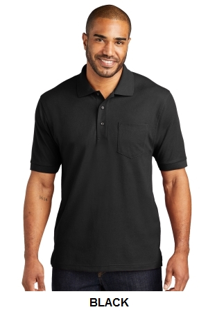 Port Authority Silk Touch Polo with Pocket.  PORT A.  K500P