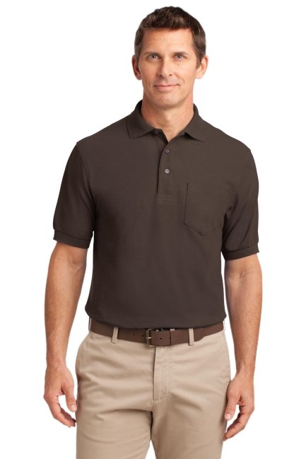 Port Authority® - Silk Touch™ Pocketed Polo. (K500P)