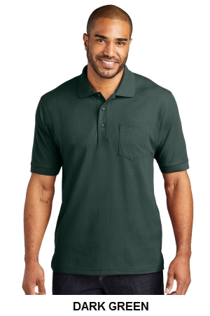 Port Authority - Silk Touch Pocketed Polo. (K500P)