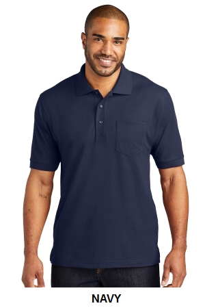 Port Authority Silk Touch Polo with Pocket.  PORT A.  K500P