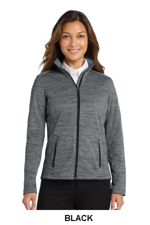 Port Authority Womens Digi Stripe Fleece Jacket.  PORT A.  L231