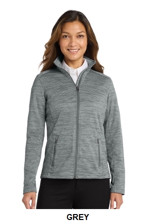 Port Authority Womens Digi Stripe Fleece Jacket.  PORT A.  L231