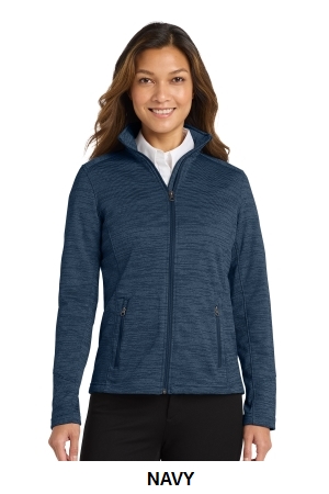 Port Authority Womens Digi Stripe Fleece Jacket.  PORT A.  L231