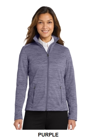 Port Authority Womens Digi Stripe Fleece Jacket.  PORT A.  L231