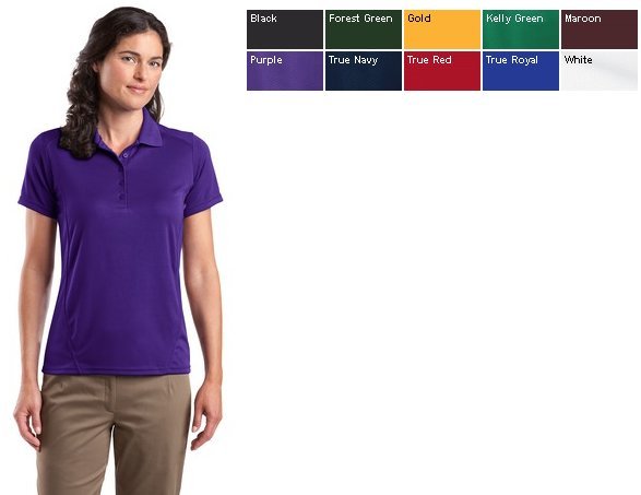 Sport-Tek® - Ladies Dry Zone™ Raglan Accent Polo. (L475)