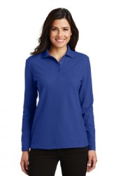 Port Authority® - Ladies Long Sleeve Silk Touch™ Polo. (L500LS)