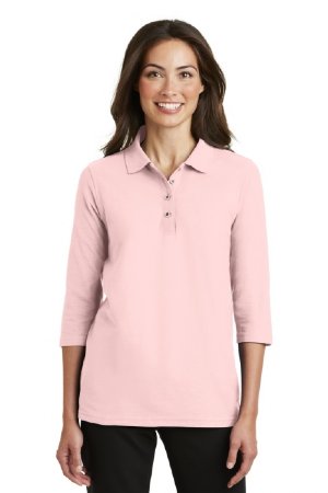 Port Authority® - Ladies Silk Touch™ 3/4-Sleeve Polo. (L562)