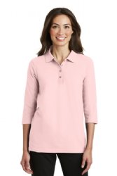 Port Authority® - Ladies Silk Touch™ 3/4-Sleeve Polo. (L562)