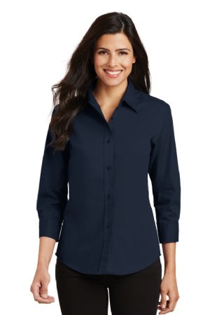 Port Authority Ladies 3/4-Sleeve Easy Care Shirt.  PORT A.  L612