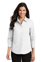 Port Authority Ladies 3/4-Sleeve Easy Care Shirt.  PORT A.  L612