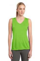 Sport-Tek™ Ladies Sleeveless PosiCharge™ Competitor™ V-Neck Tee. LST352.