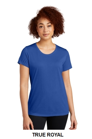 Sport-Tek Women's PosiCharge Competitor™  Cotton Touch™  Scoop Neck Tee.  SPORT-TEK  LST450