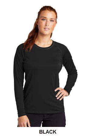Sport-Tek Womens Long Sleeve Rashguard Tee.  SPORT-TEK  LST470LS
