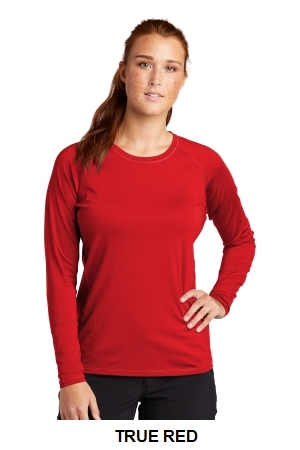 Sport-Tek Womens Long Sleeve Rashguard Tee.  SPORT-TEK  LST470LS