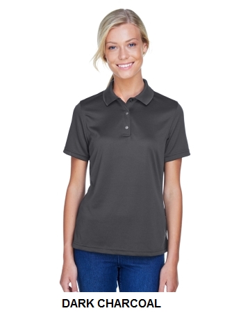 Harriton Ladies Advantage Snag Protection Plus IL Snap Placket Polo.  HARRITON  M345W