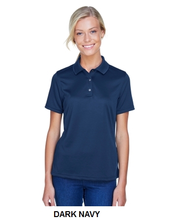 Harriton Ladies Advantage Snag Protection Plus IL Snap Placket Polo.  HARRITON  M345W