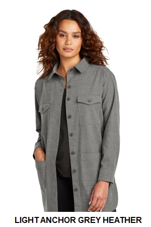 Mercer+Mettle Women’s Long Sleeve Twill Overshirt.  MERCER+M  MERCER+M  MM2021