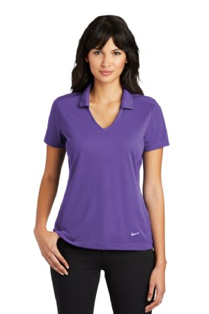 Nike Ladies Dri-FIT Vertical Mesh Polo.  NIKE  637165