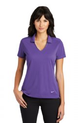 Nike Ladies Dri-FIT Vertical Mesh Polo.  NIKE  637165