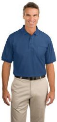 Port Authority® Tall Silk Touch™ Polo with Pocket. TLK500P.