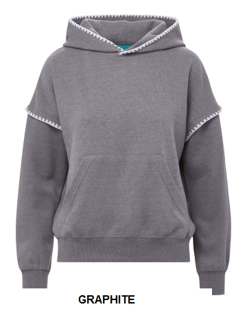 MV Sport Women's Mood & Vibe™ Teegan Crafty Hooded Sweatshirt.  MVSPORTS  W25115